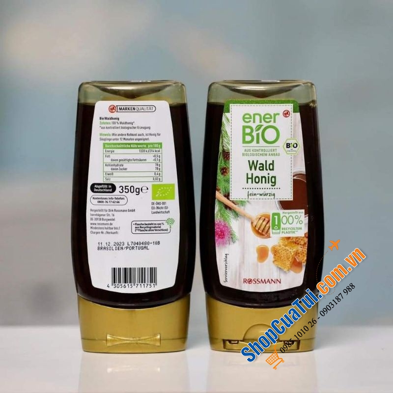 MẬT ONG RỪNG HỮU CƠ BIO ENER 350g