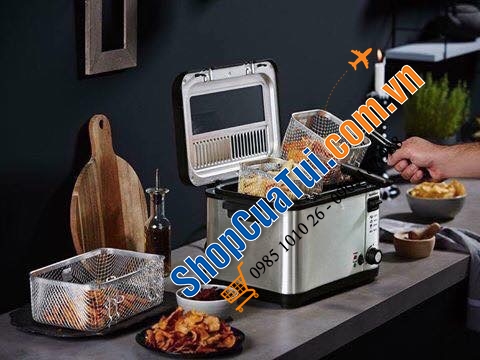 NỒI CHIÊN NGẬP DẦU SILVERCREST MẪU MỚI CẢI TIẾN DUNG TÍCH 4 LÍT - chiên các món giòn siêu ngon