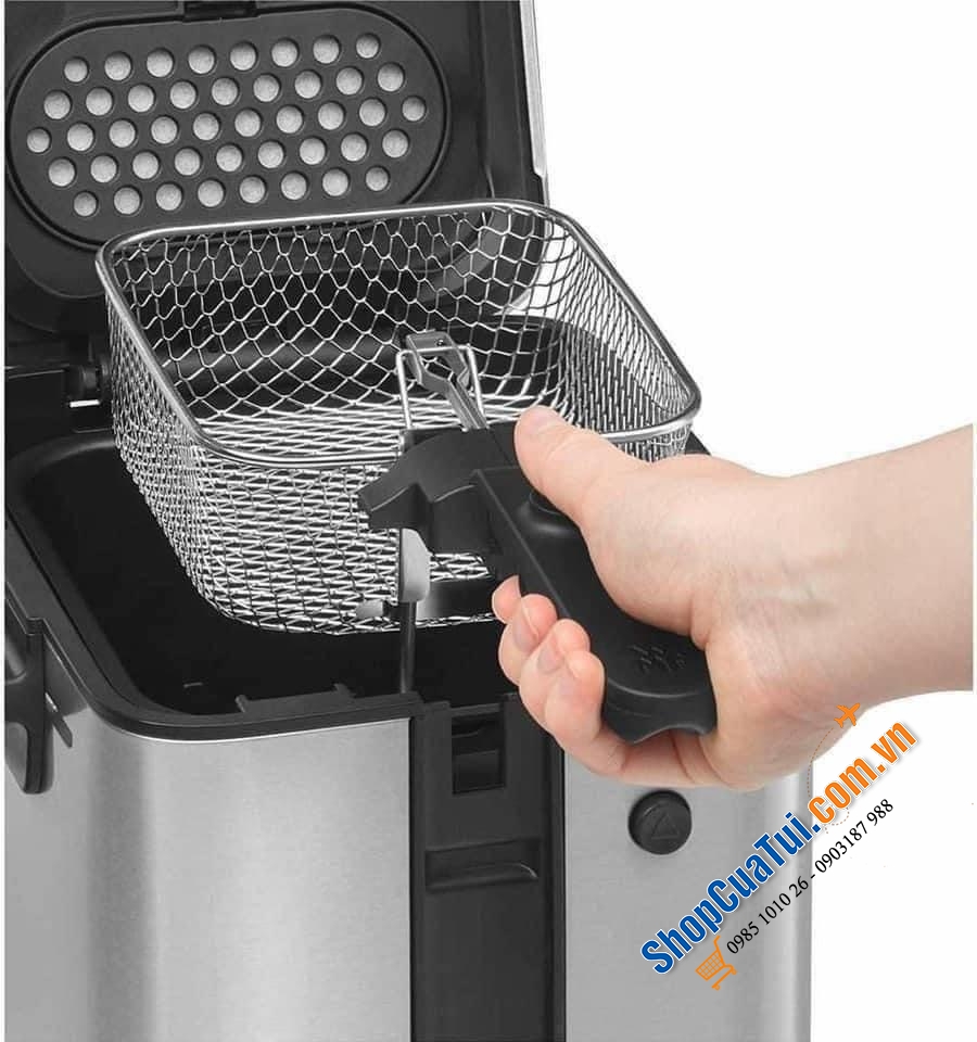 Nồi chiên ngập dầu WMF Küchenminis Mini Fryer Công suất 1000W, dung tích 1 lít, tặng kèm dụng cụ cắt khoai tây