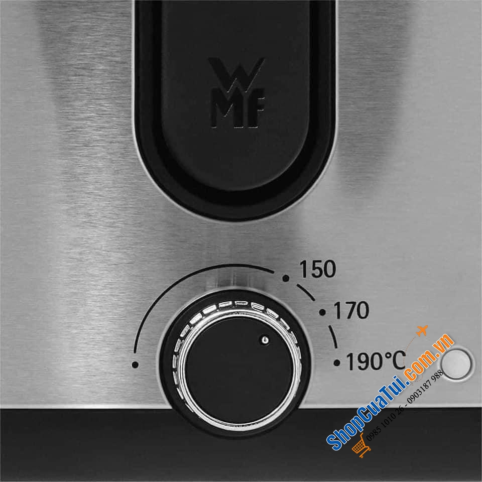 Nồi chiên ngập dầu WMF Küchenminis Mini Fryer Công suất 1000W, dung tích 1 lít, tặng kèm dụng cụ cắt khoai tây