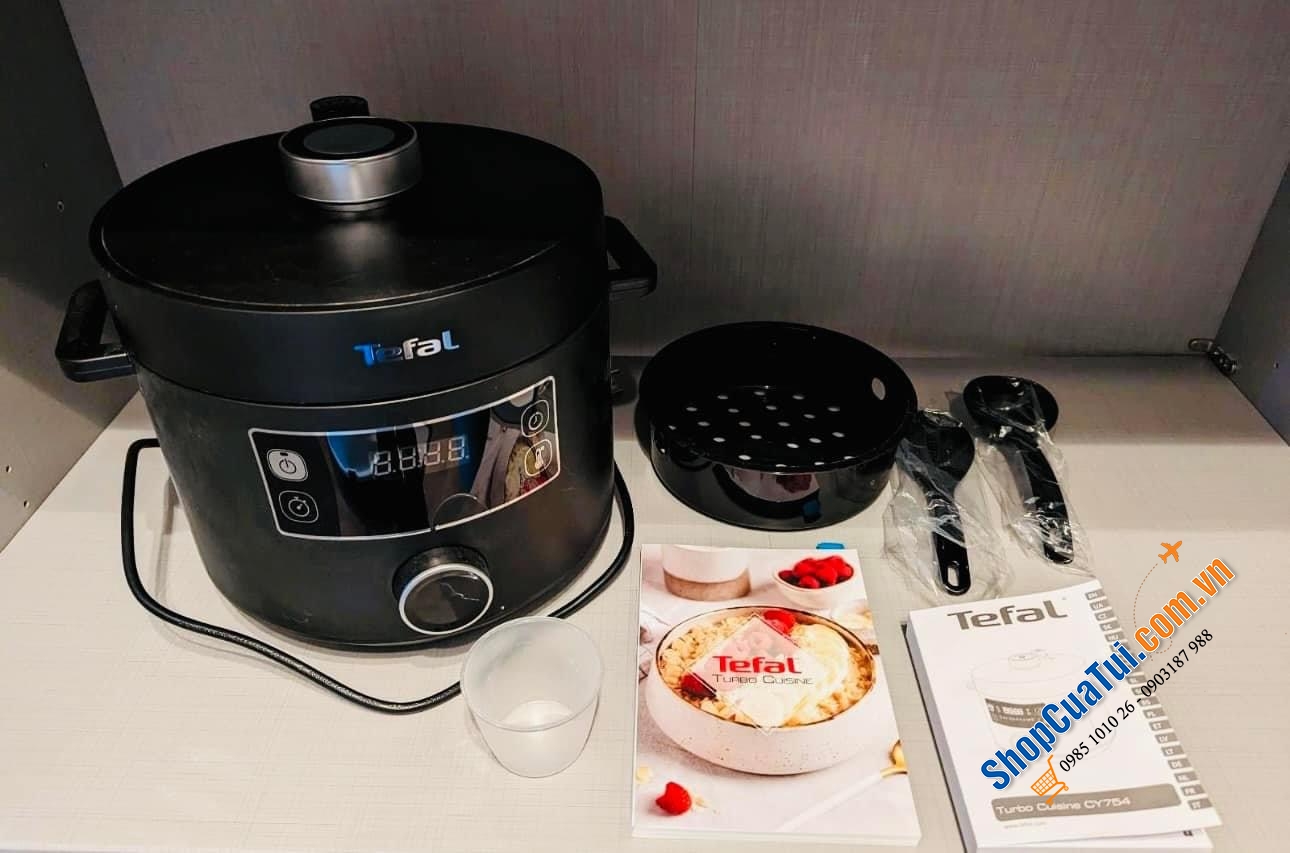 Nồi áp suất điện đa năng Tefal CY754830 Turbo Cuisine.