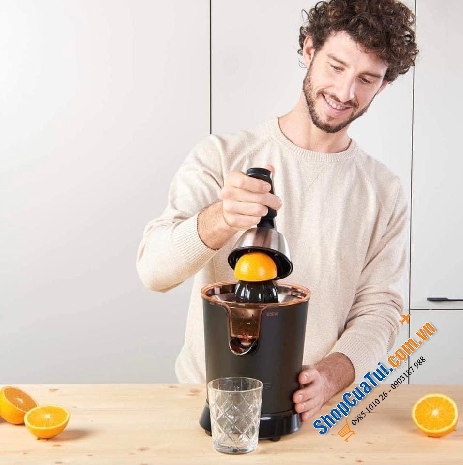 Vắt cam cần đẩy Taurus SQ600X công suất khoẻ 600W nằm trong thiết kế sang trọng, thời thượng