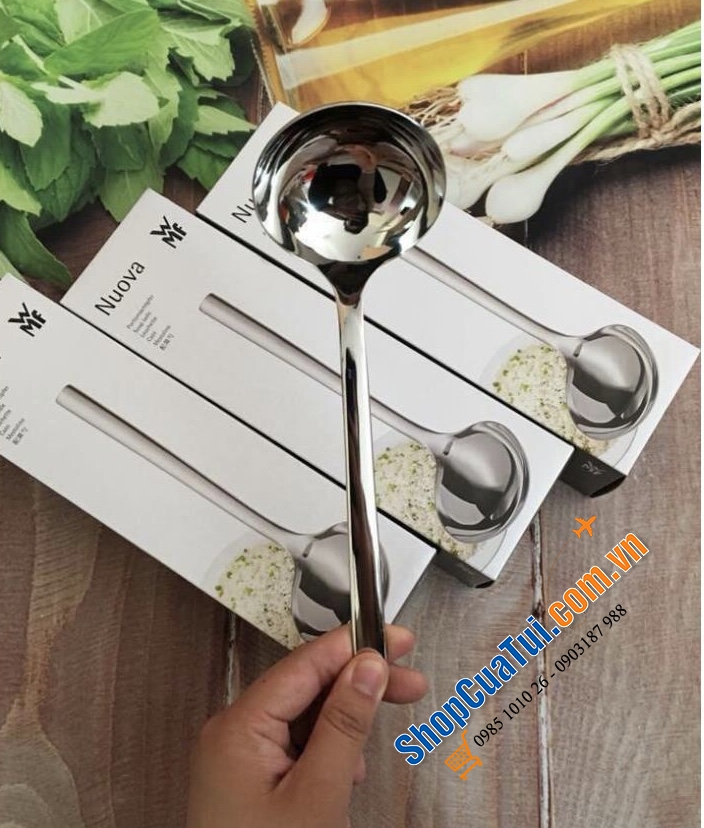 MUÔI CANH WMF NUOVA 22cm thích hợp dùng trên bàn ăn