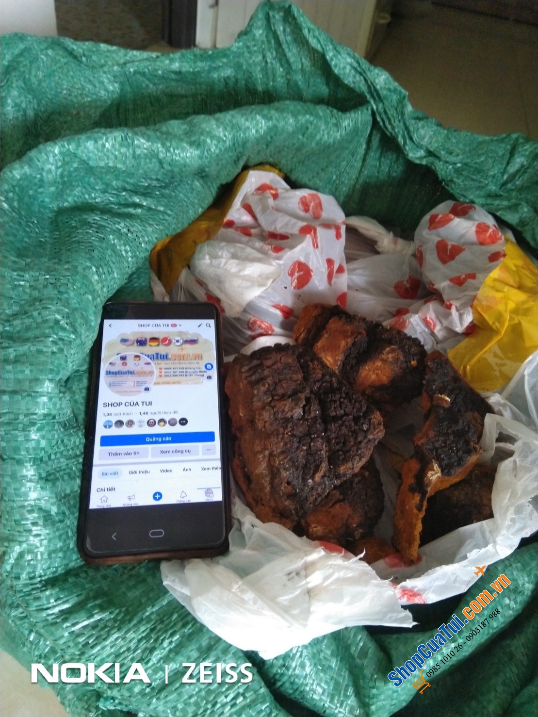 Nấm bạch dương Chaga của Nga 1kg - NẤM CHAGA TRỊ TIỂU ĐƯỜNG – CAO HUYẾT ÁP – NGỪA UNG THƯ – CHỐNG LÃO HÓA- TĂNG SỨC ĐỀ KHÁNG