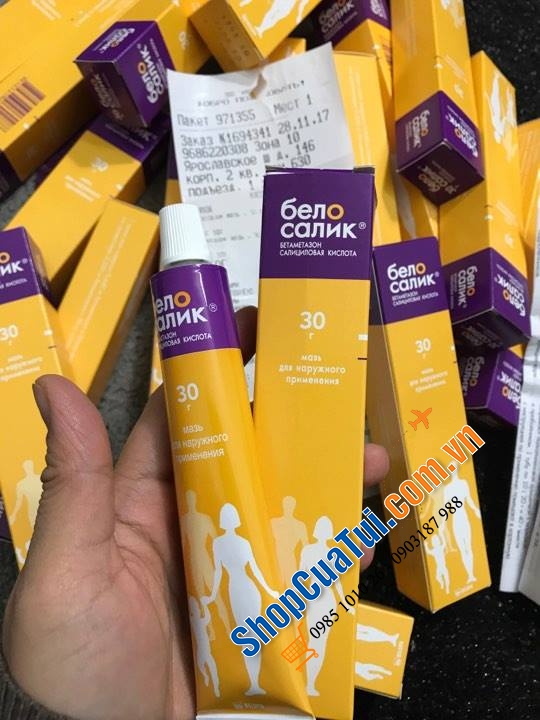 Kem Điều Trị Viêm Da Cơ Địa Belosalic của Nga - Hỗ Trợ Điều Trị Viêm Da Cơ Địa, Vảy Nến, Cải Thiện Vết Thương Bong Tróc,  Chàm Trẻ Em, Mề Đay, Dị ứng, viêm nang lông,...loại vàng dành cho trẻ trên 14 tuổi và người lớn