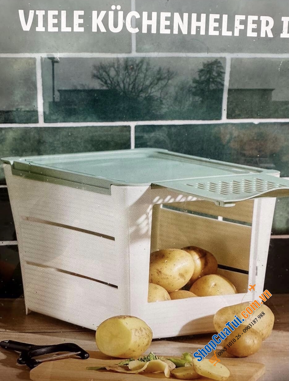 Hộp đựng củ quả Ernesto siêu tiện lợi.