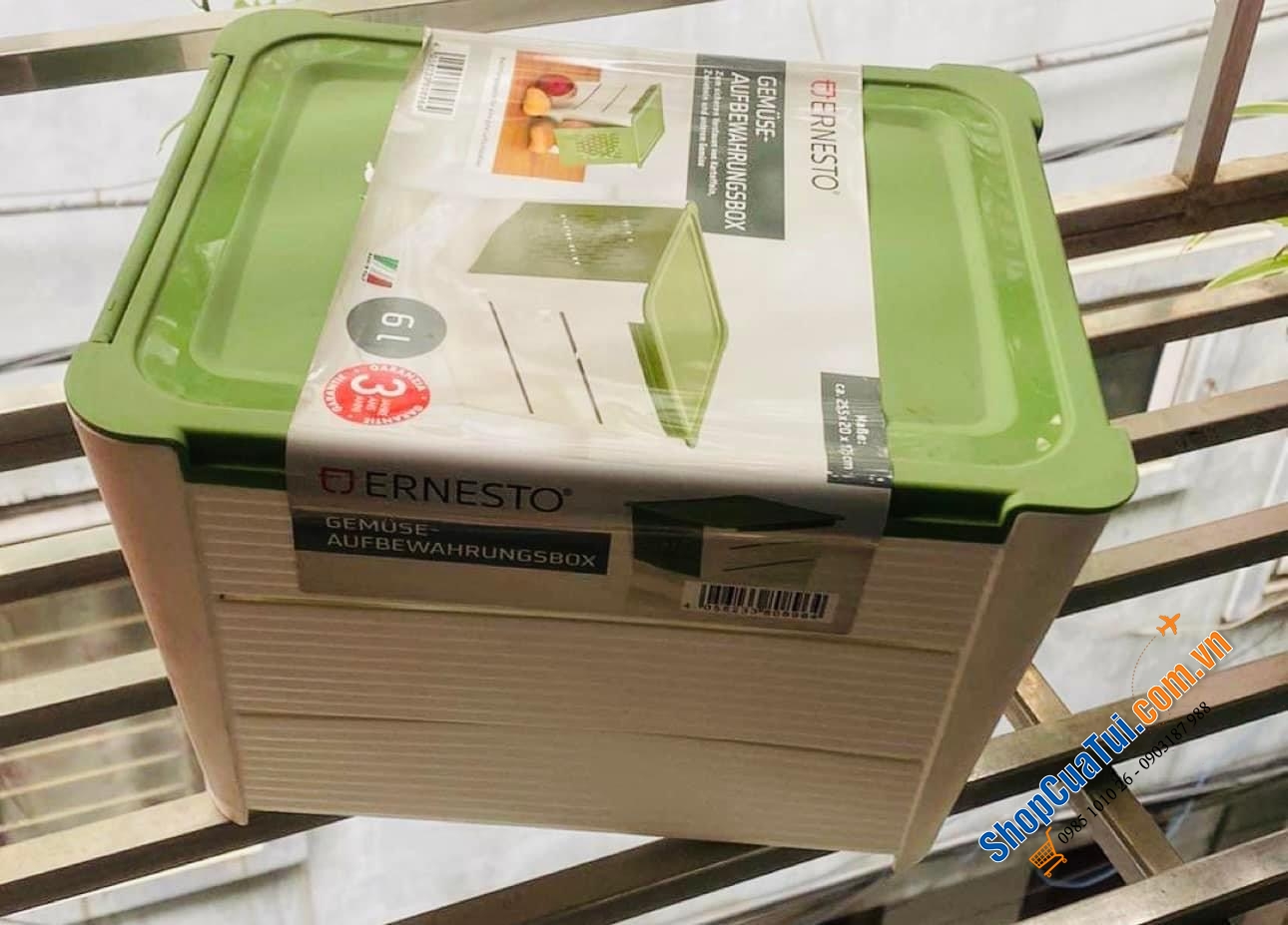 Hộp đựng củ quả Ernesto siêu tiện lợi.