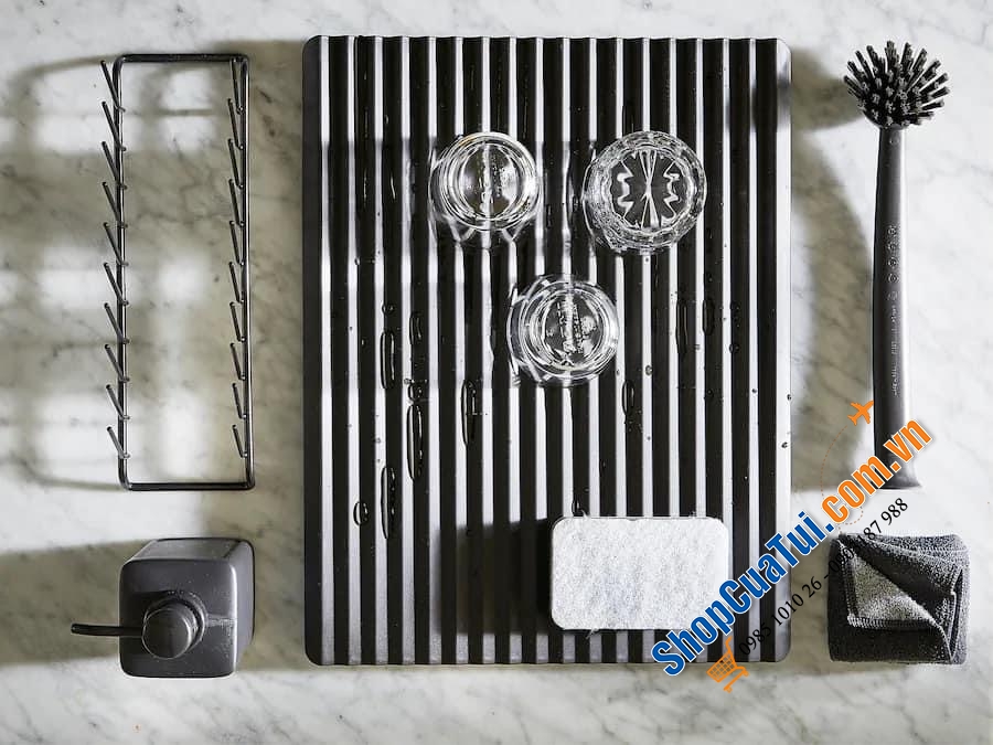 GIÁ ĐỂ ĐĨA - THỚT MỎNG - NẮP VUNG IKEA RINNIG.