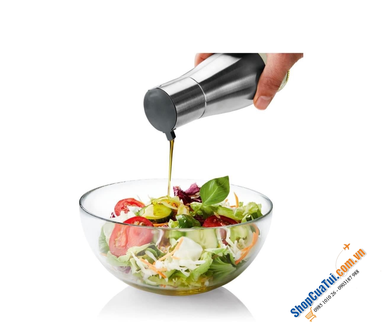 SET DẦU GIẤM RÓT ERNESTO 300 ML.