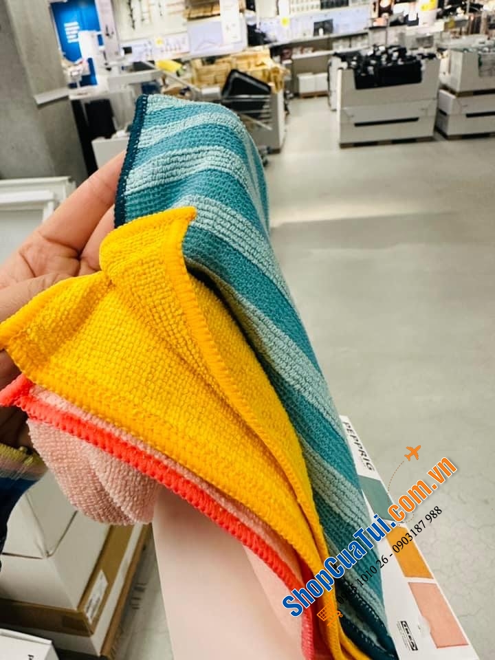 SET 3 KHĂN LAU ĐA NĂNG IKEA PEPPRIG - HÀNG MUA TRỰC TIẾP TẠI ĐỨC.