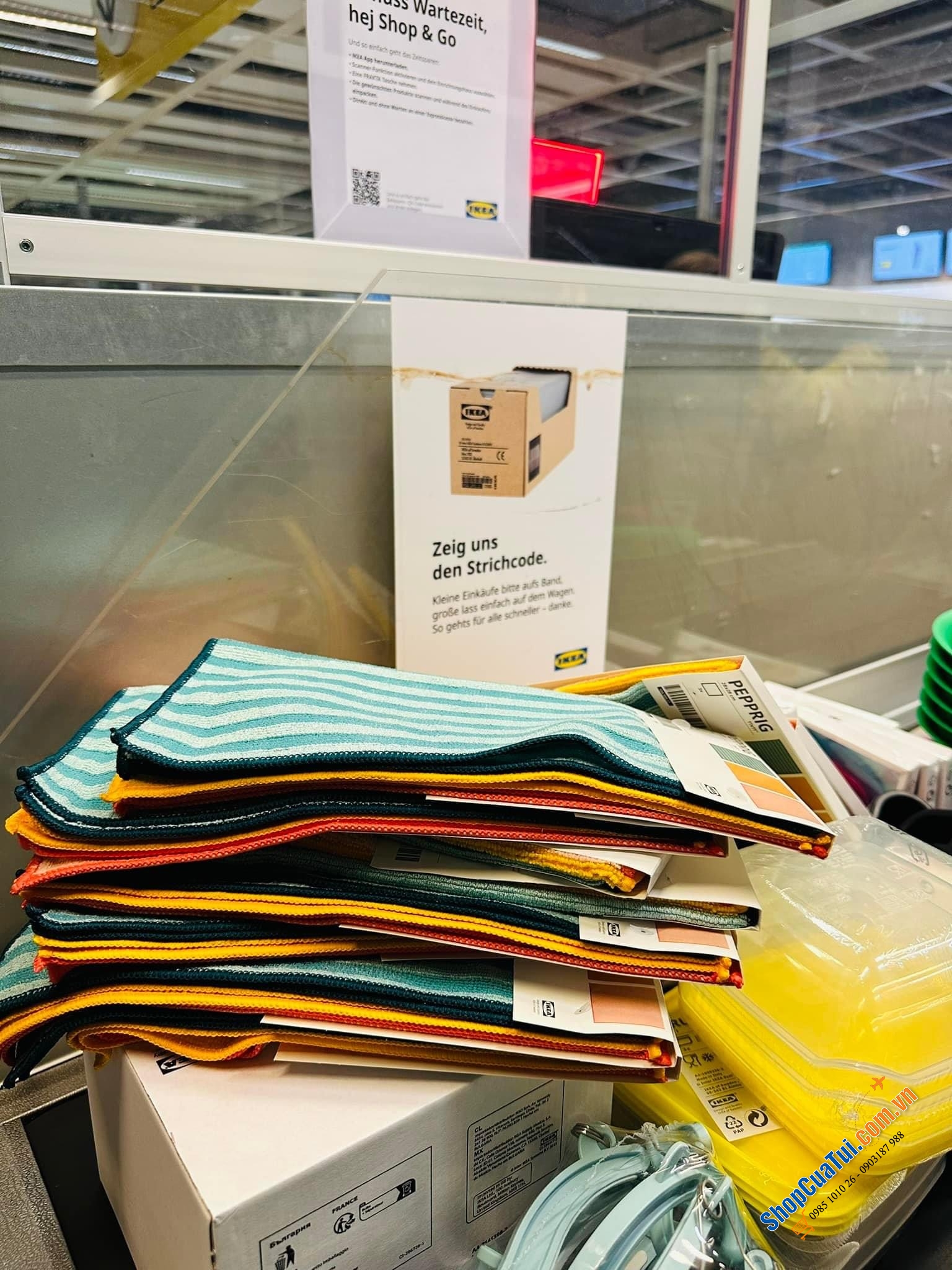 SET 3 KHĂN LAU ĐA NĂNG IKEA PEPPRIG - HÀNG MUA TRỰC TIẾP TẠI ĐỨC.