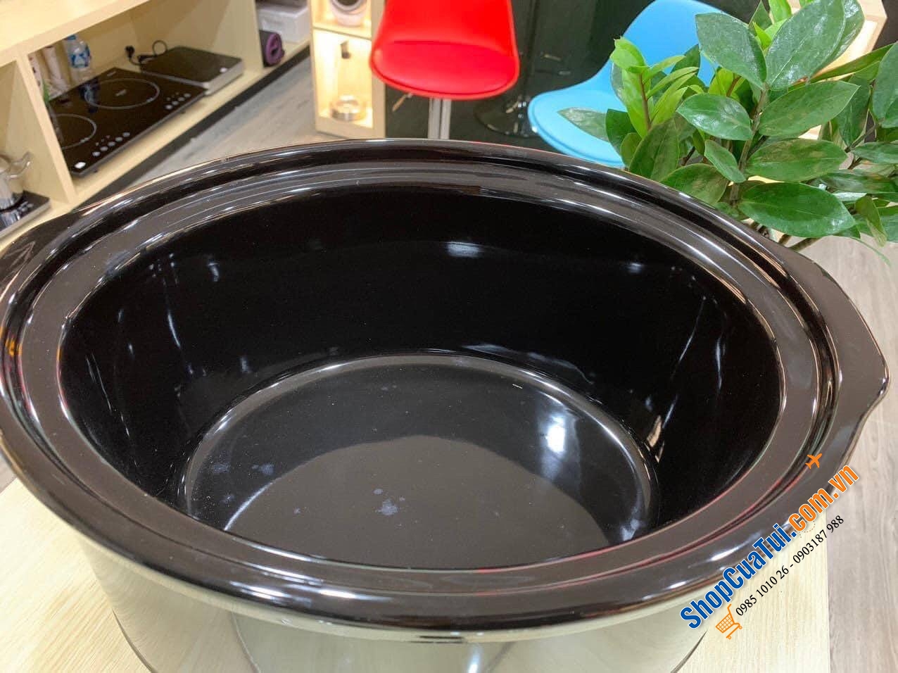 Nồi nấu chậm KLARSTEIN Slow Cooker size to 6,5 lít hầm gà nguyên con (tuyệt vời luôn)