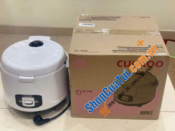 NỒI CƠM CƠ CUCKOO 1,8 lít CR1055B - NỘI ĐỊA HÀN QUỐC - nấu 1kg gạo, đủ cho gia đình từ 4 đến 6 người