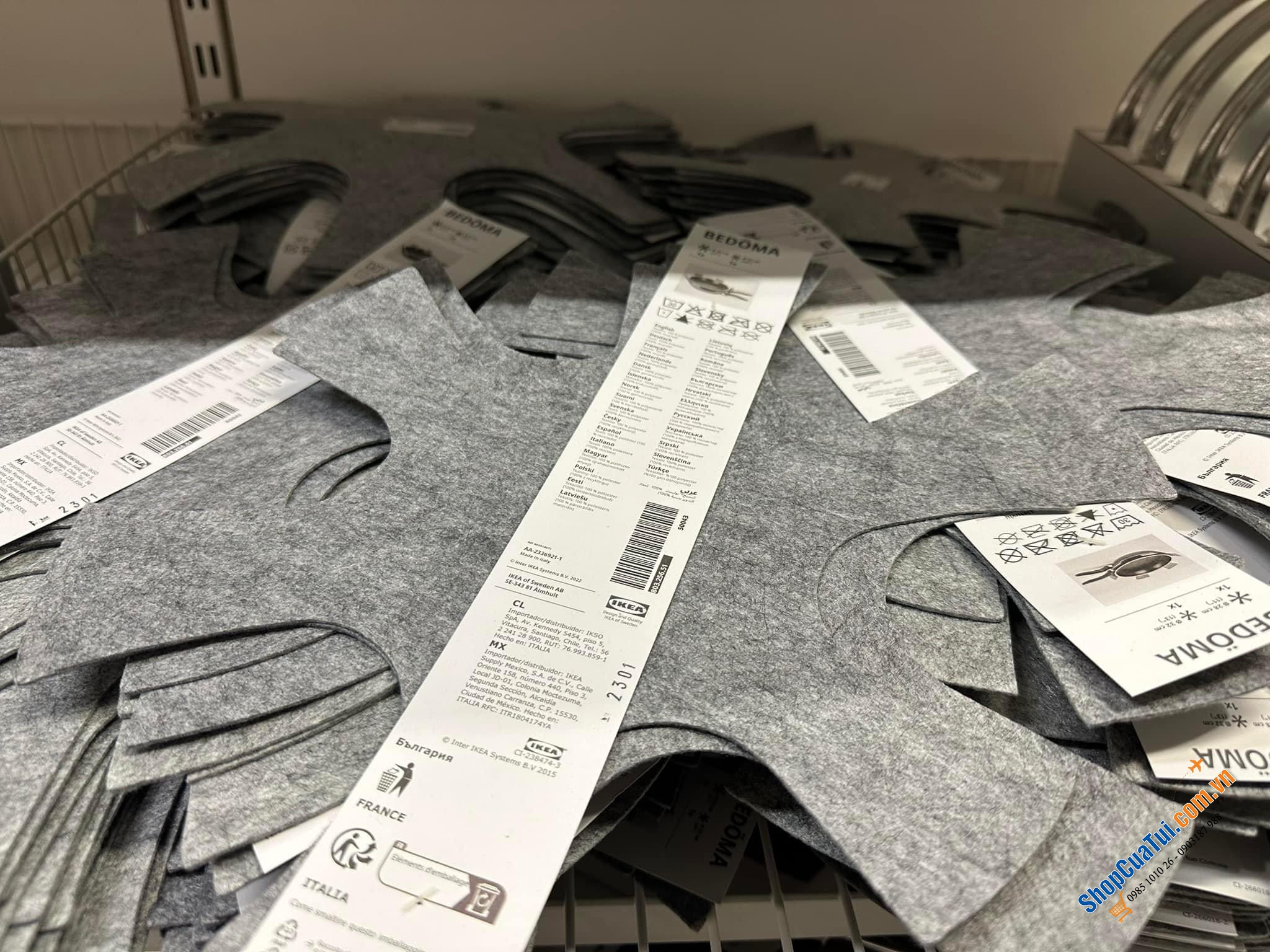 SET 2 CÁI TẤM LÓT BẢO VỆ CHẢO IKEA BEDÖMA - Made in Italy.