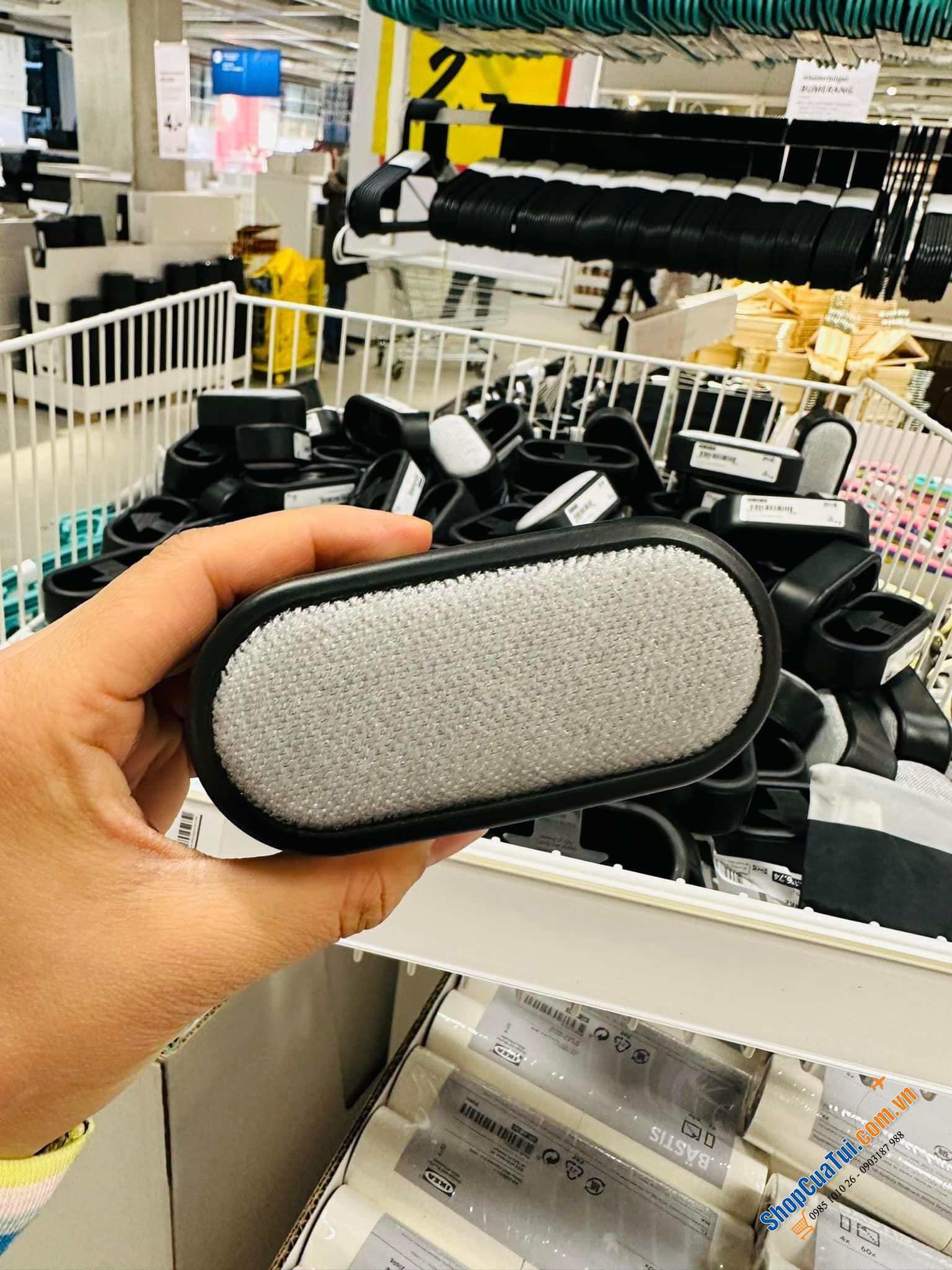 BÀN CHẢI SƠ VẢI LÔNG BỤI FRUKTPLOCKARE IKEA - MADE IN ITALY.