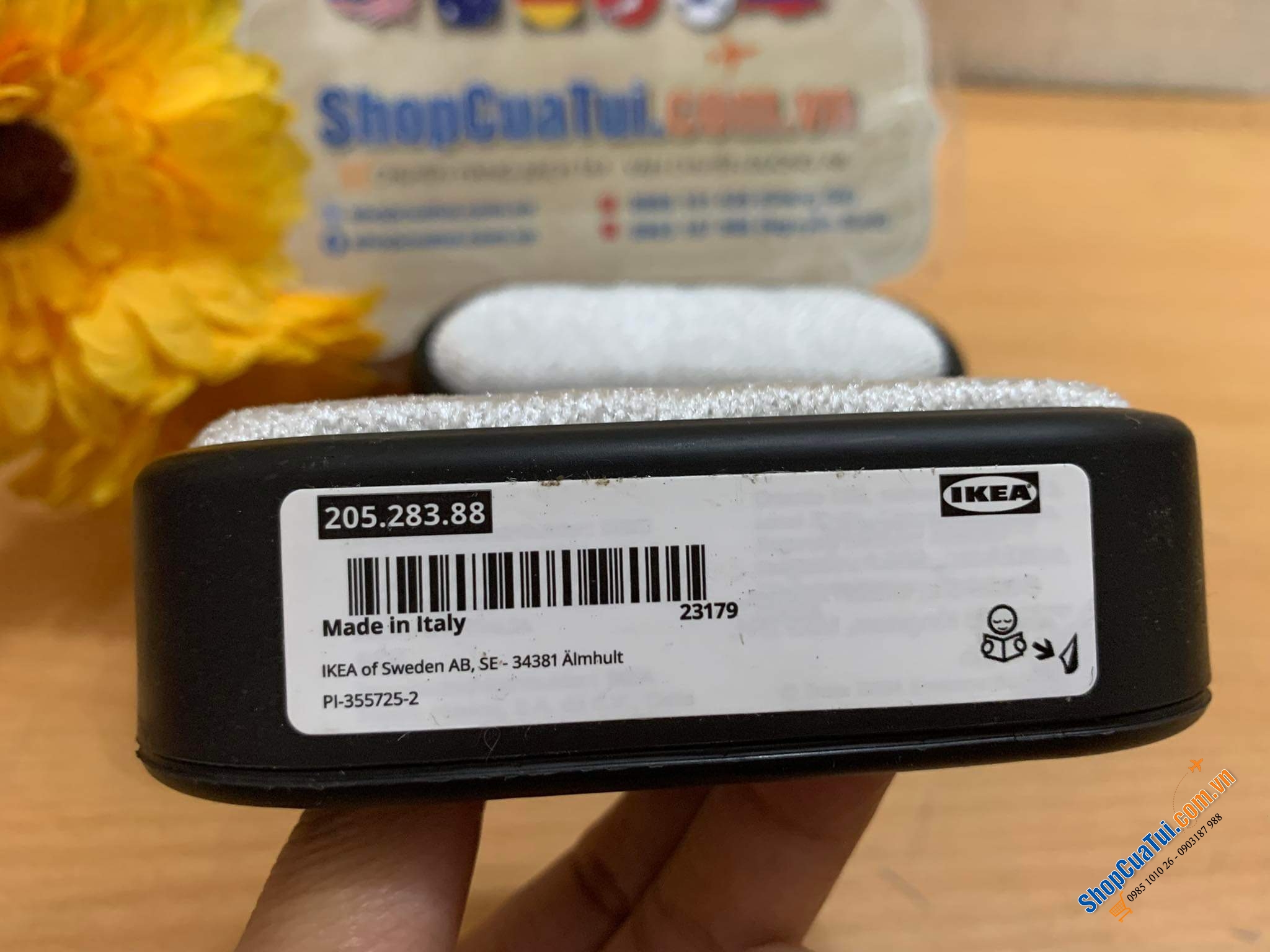 BÀN CHẢI SƠ VẢI LÔNG BỤI FRUKTPLOCKARE IKEA - MADE IN ITALY.