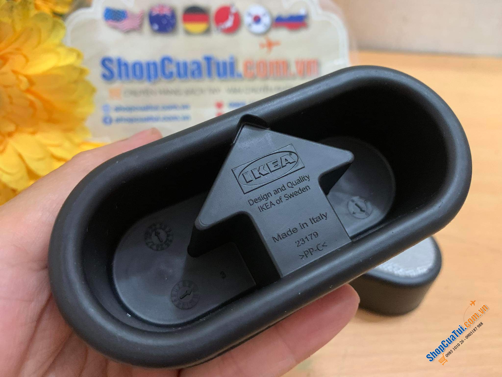 BÀN CHẢI SƠ VẢI LÔNG BỤI FRUKTPLOCKARE IKEA - MADE IN ITALY.