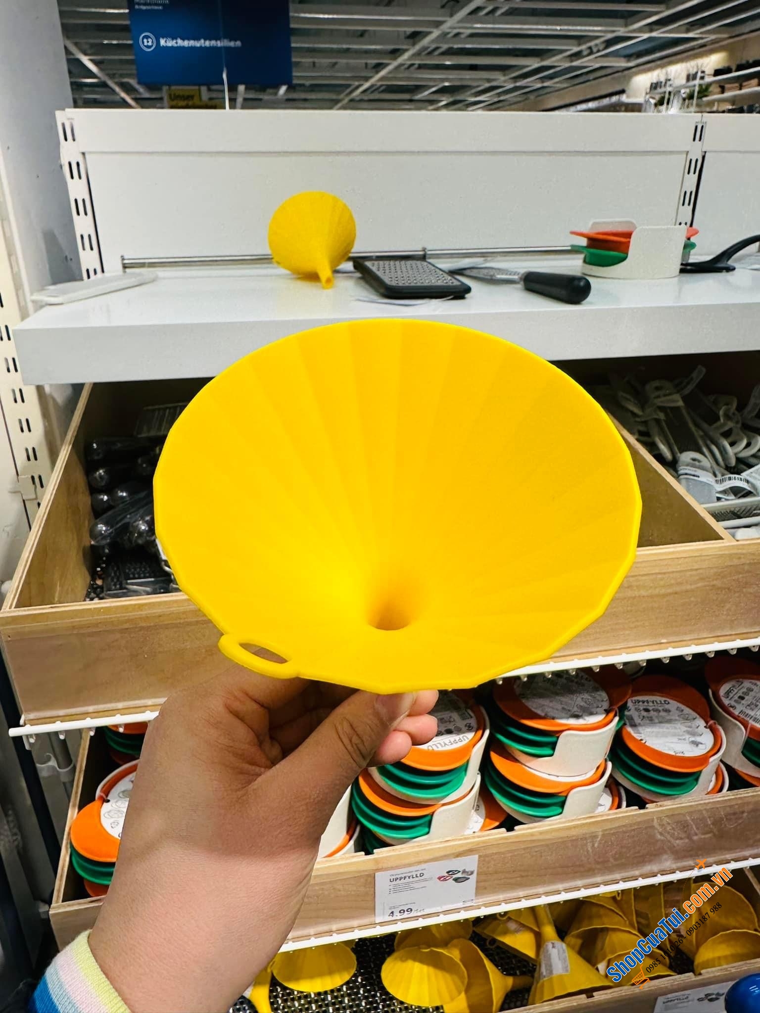 PHỄU NHỰA CHIẾT RÓT UPPFYLLD IKEA ĐỨC - MADE IN SLOVENIA.