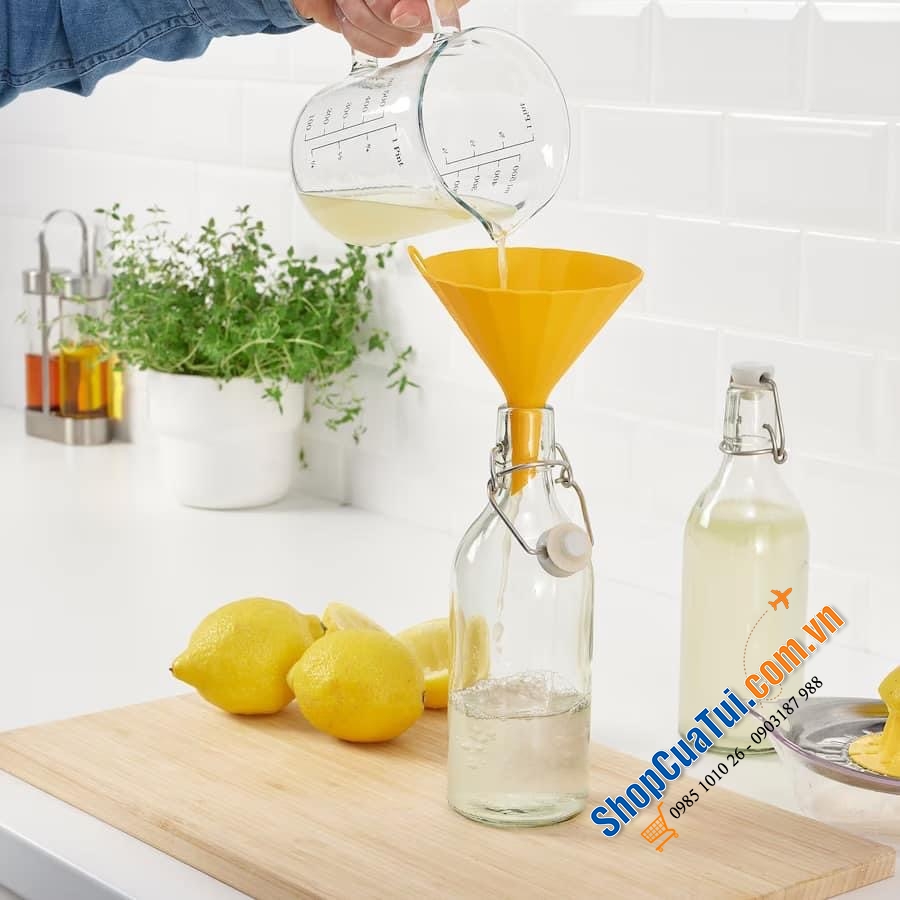 PHỄU NHỰA CHIẾT RÓT UPPFYLLD IKEA ĐỨC - MADE IN SLOVENIA.