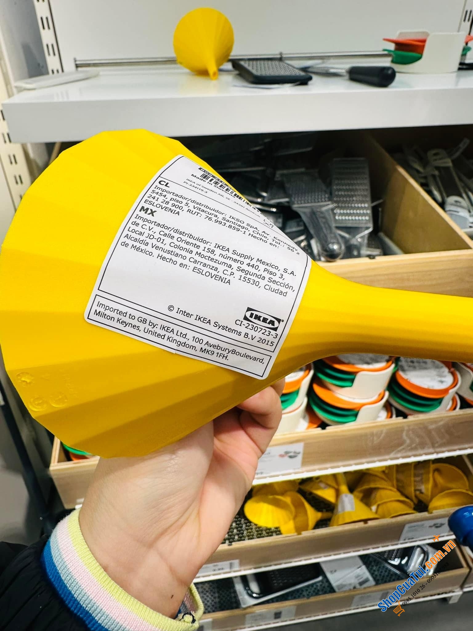 PHỄU NHỰA CHIẾT RÓT UPPFYLLD IKEA ĐỨC - MADE IN SLOVENIA.