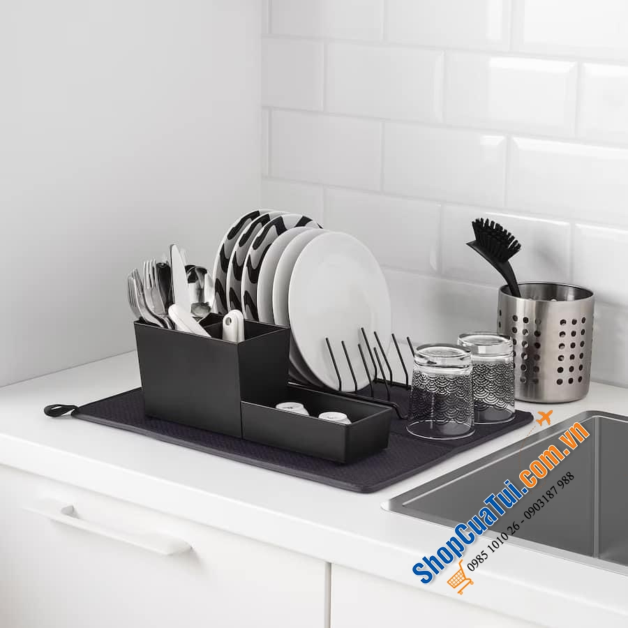 Thảm ráo bát đĩa thìa IKEA NYSKÖLJD ĐỨC.