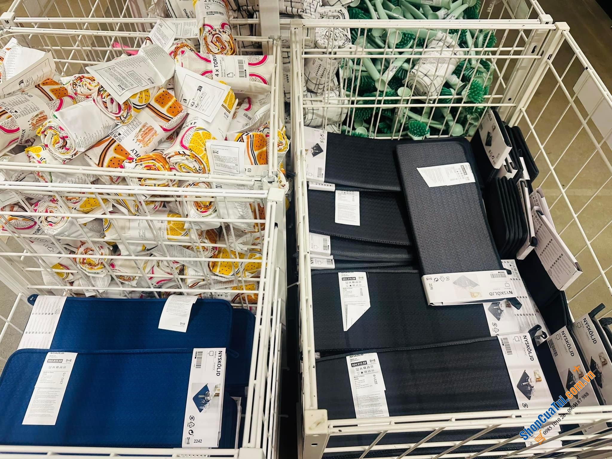 Thảm ráo bát đĩa thìa IKEA NYSKÖLJD ĐỨC.