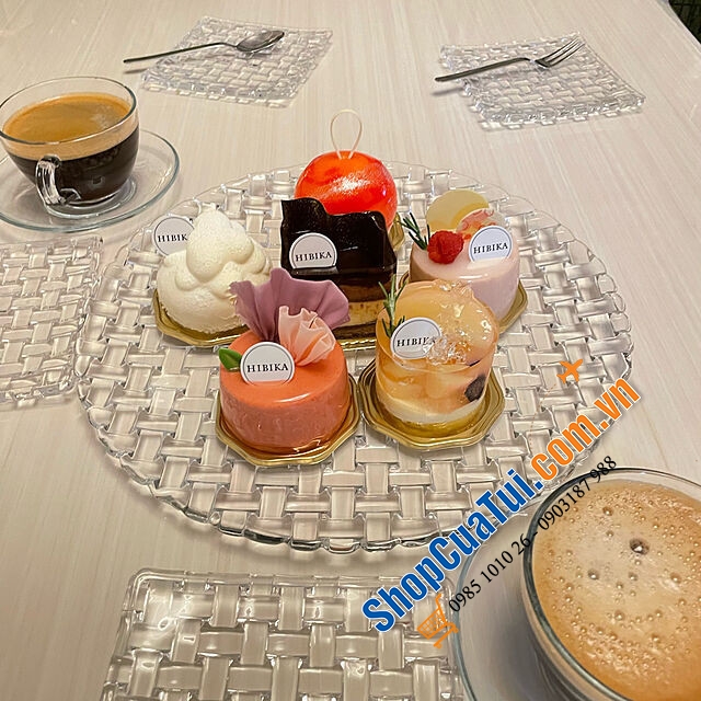 SET 2 ĐĨA TRÒN Bossa Nova NATCHMANN 89994 size 32cm - Made in Germany