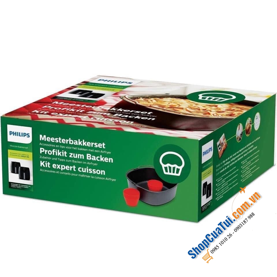 Phụ kiện nồi chiên không dầu Philips HD9952/00 - Dành cho các loại nồi chiên không dầu size XXL