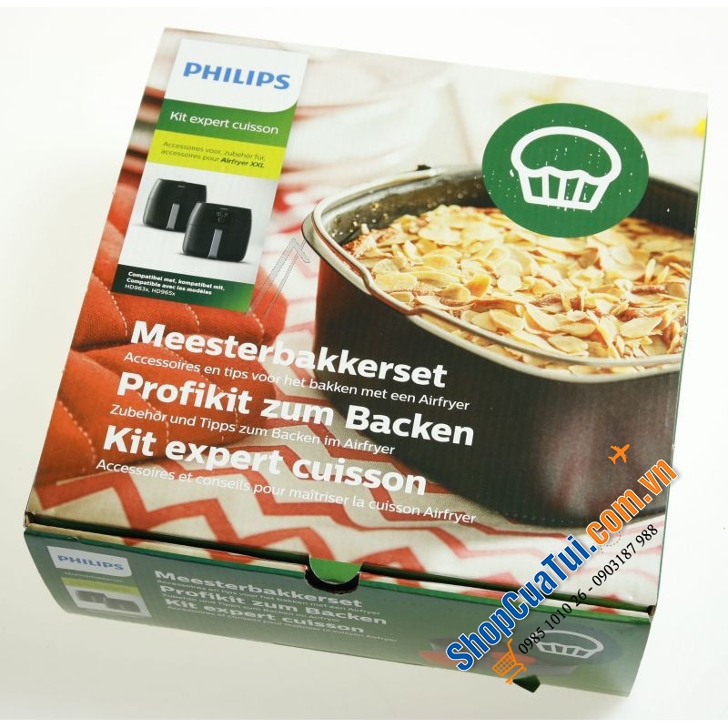 Phụ kiện nồi chiên không dầu Philips HD9952/00 - Dành cho các loại nồi chiên không dầu size XXL