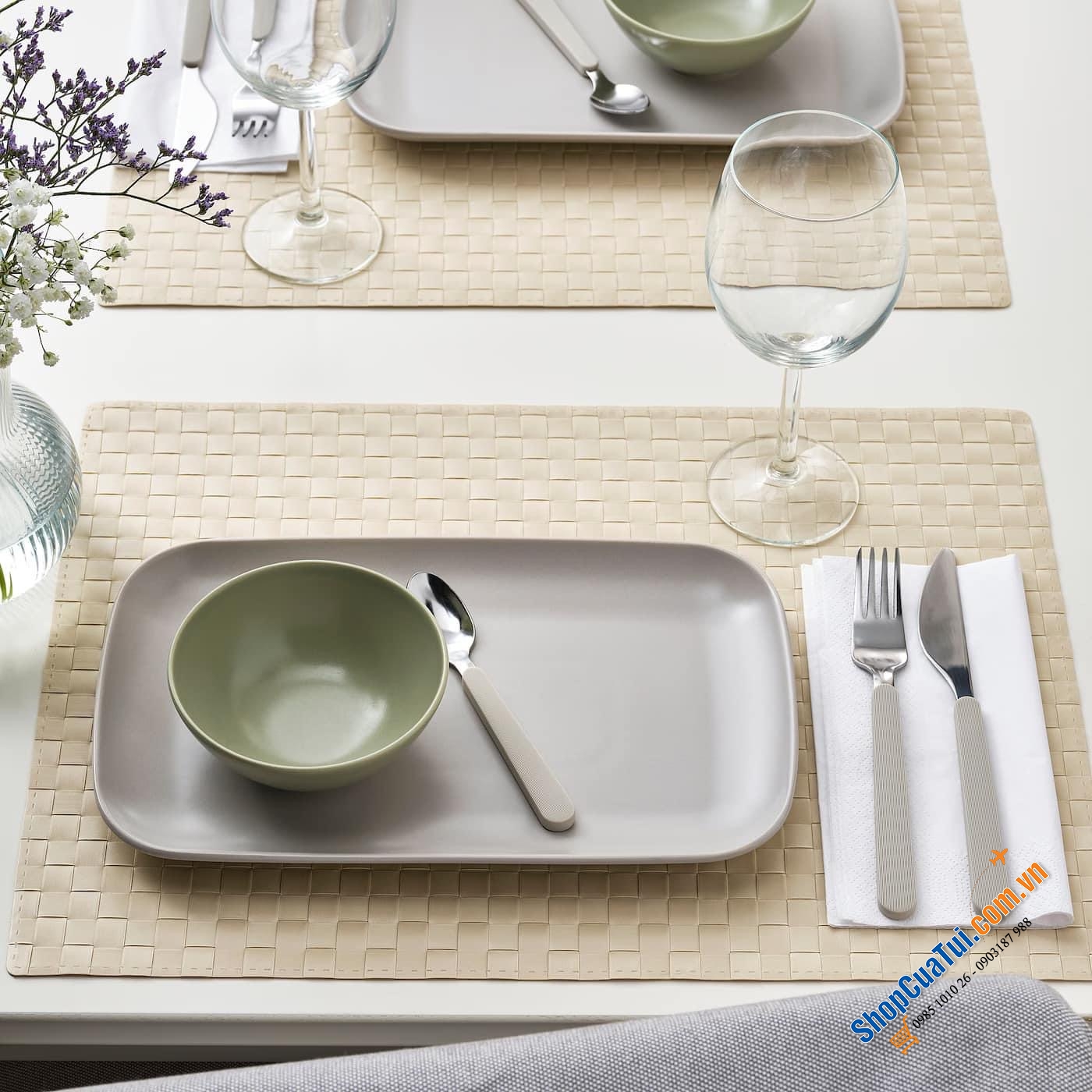 SET BÁT ĂN CƠM TỨ SẮC IKEA ĐỨC 12 CM - MADE IN ROMANIA.