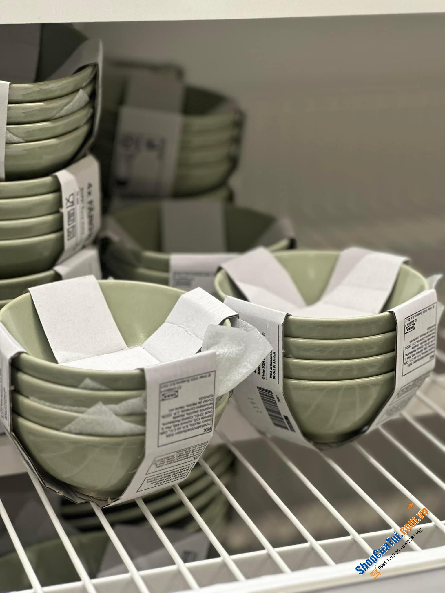 SET BÁT ĂN CƠM TỨ SẮC IKEA ĐỨC 12 CM - MADE IN ROMANIA.