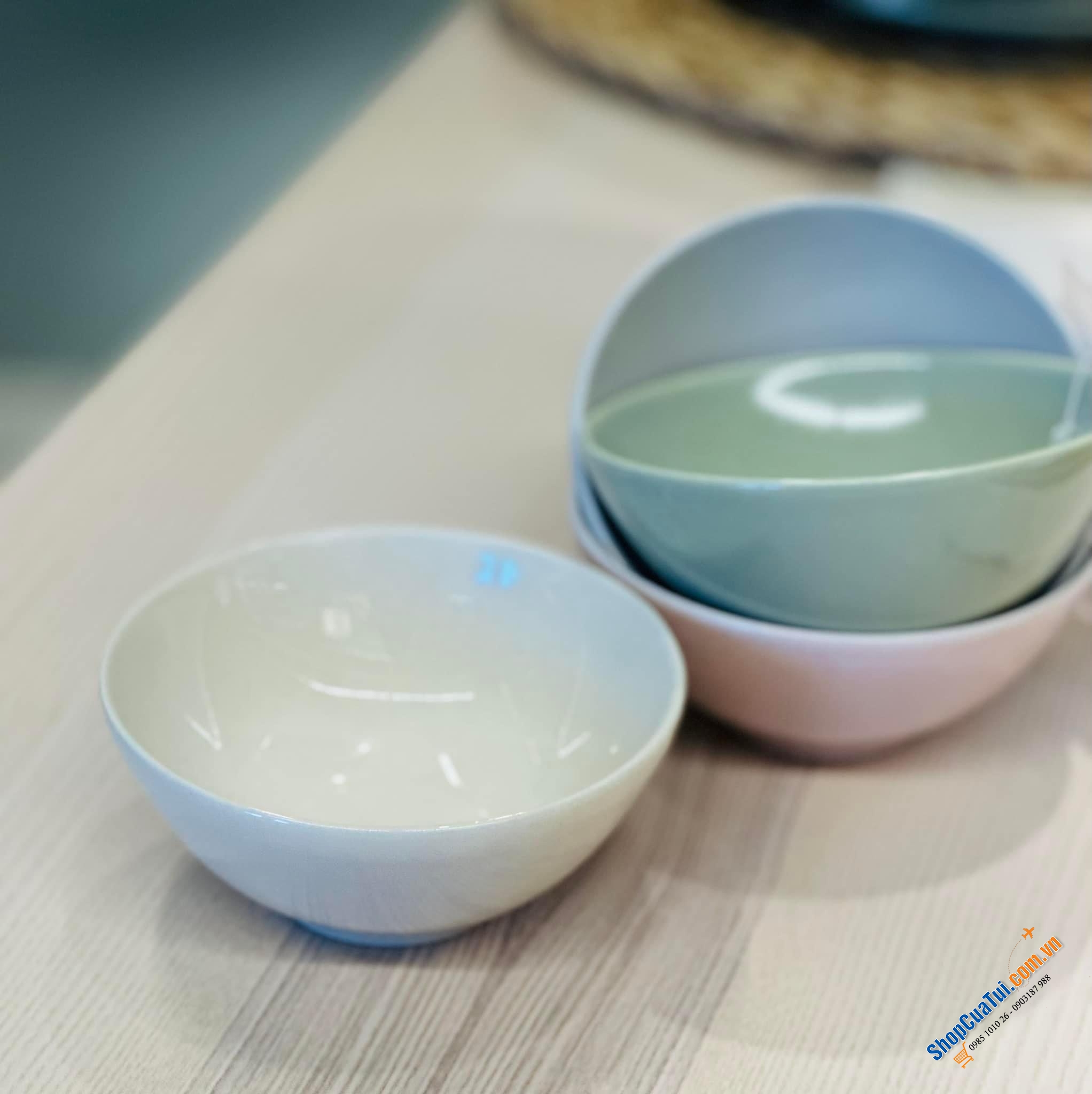 SET BÁT ĂN CƠM TỨ SẮC IKEA ĐỨC 12 CM - MADE IN ROMANIA.