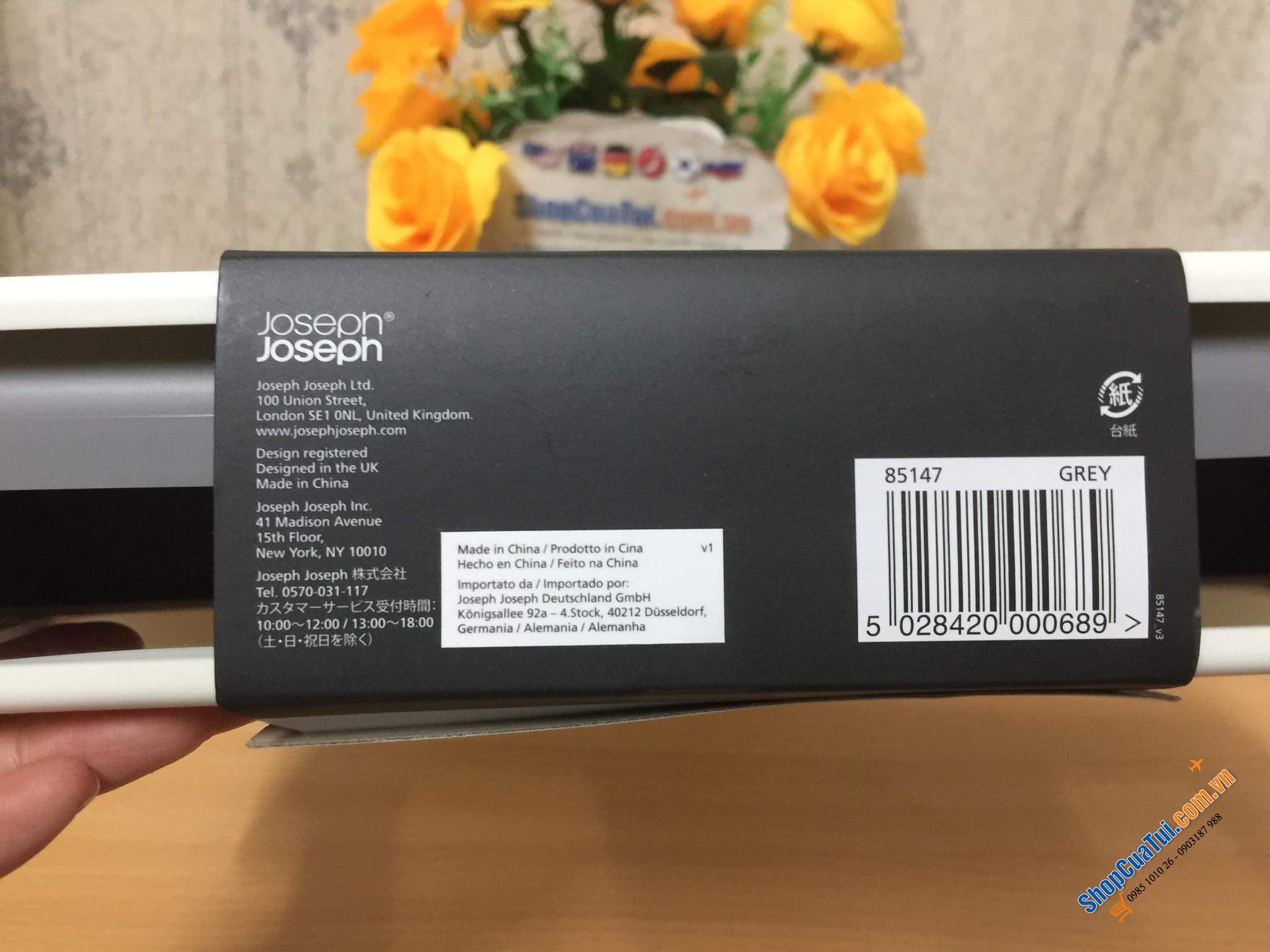 Giá treo sắp xếp gia vị gọn gàng, thông minh Joseph Joseph 85147.