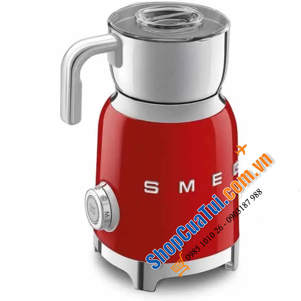 Máy Tạo Bọt Sữa Smeg MFF01RDEU Red