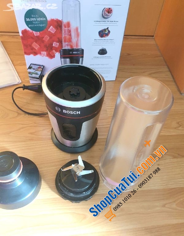 MÁY XAY SINH TỐ MANG ĐI BOSCH MMBM700MDE FROM GERMANY - SIÊU XỊN SÒ, CỰC BỀN VÀ KHỎE