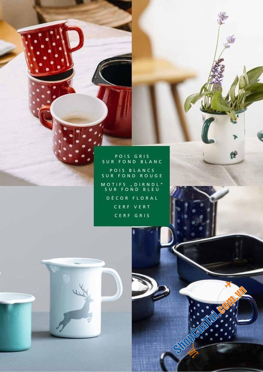 Ca đun bếp từ Riess đủ màu 0.5 Lít, 0.75 Lít, 1 Lít, 1.7 Lít