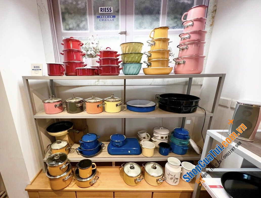 Ca đun bếp từ Riess đủ màu 0.5 Lít, 0.75 Lít, 1 Lít, 1.7 Lít
