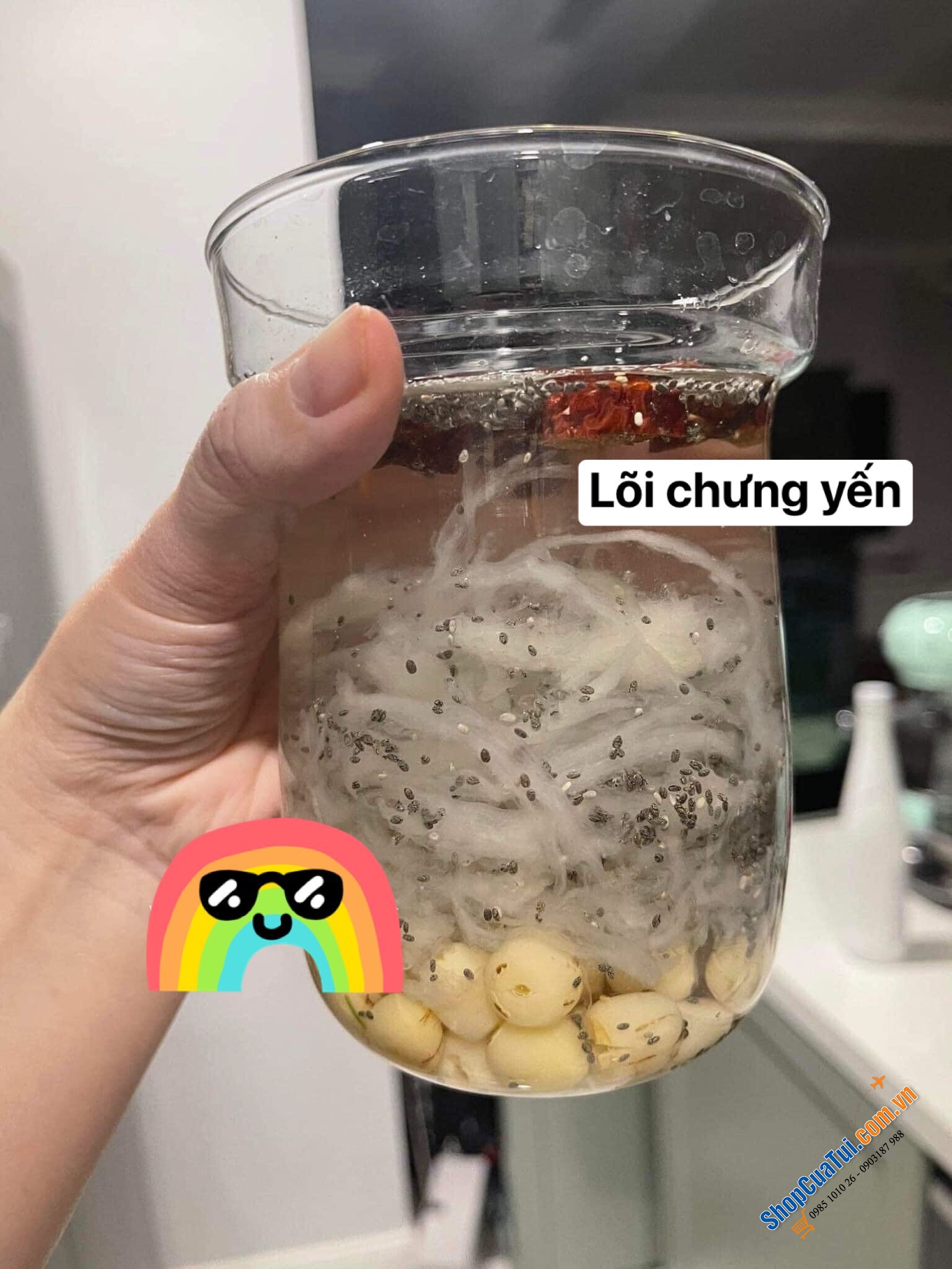 LÕI THỦY TINH CHƯNG YẾN HUROM CHÍNH HÃNG SƠ CUA (dùng được cho cả máy chưng yến Tefal)
