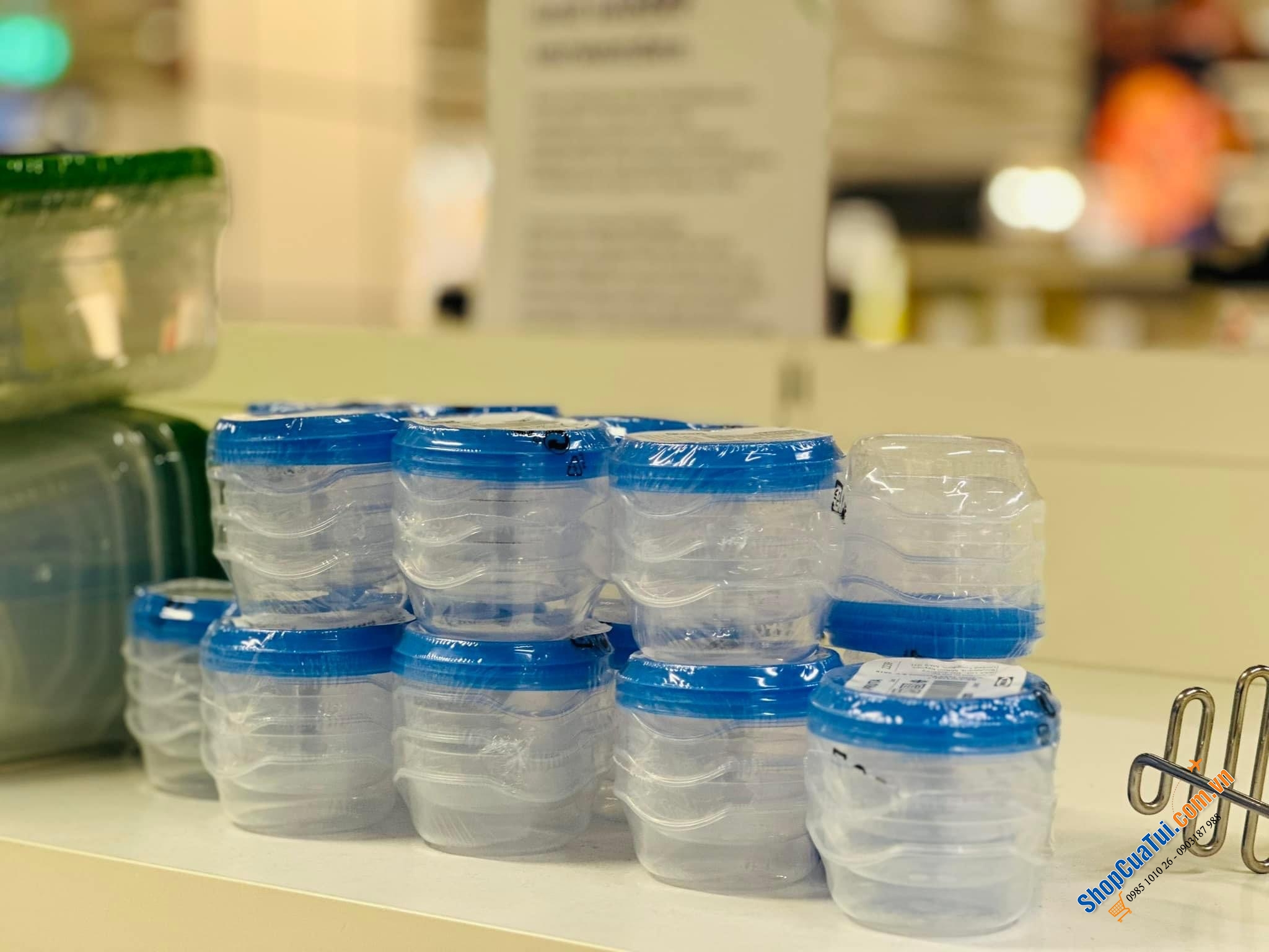 SET 3 HỘP NHỰA MINI IPURA IKEA 70ml, phi 7cm