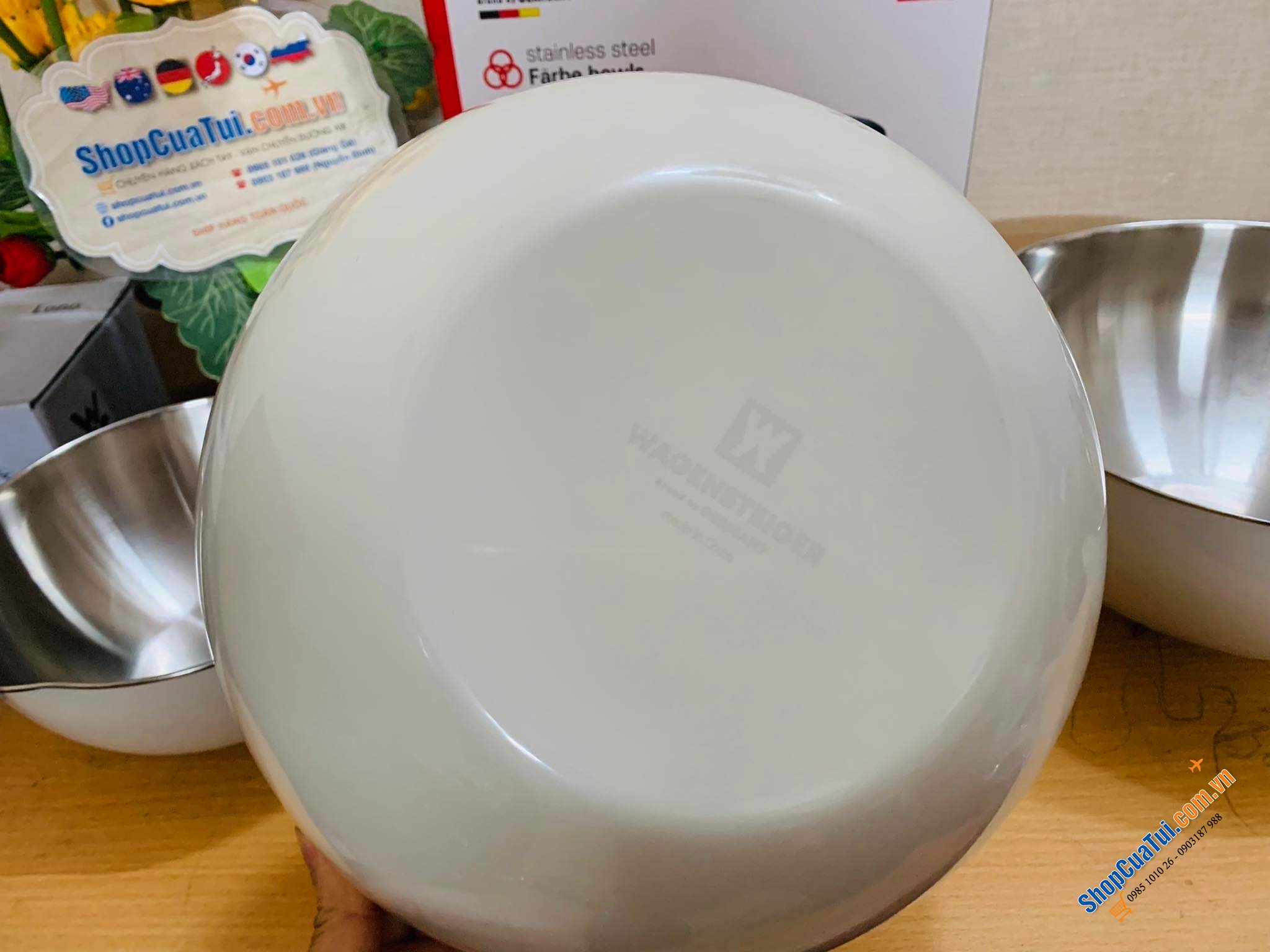 SET 3 ÂU TRỘN WAGENSTEIGER - Đánh trứng, trộn salad, làm bánh.. làm gì cũng tiện