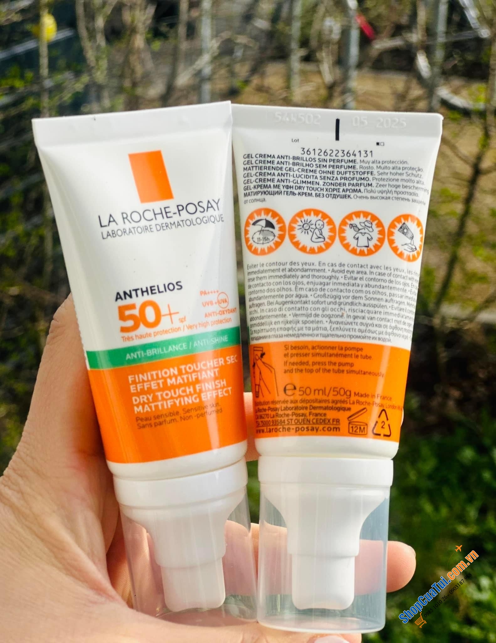 KEM CHỐNG NẮNG LA ROCHE-POSAY  ANTHELIOS XL GEL SPF 50+.