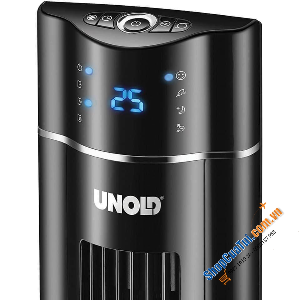 QUẠT THÁP UNOLD 86855 THỔI BAY NẮNG NÓNG.