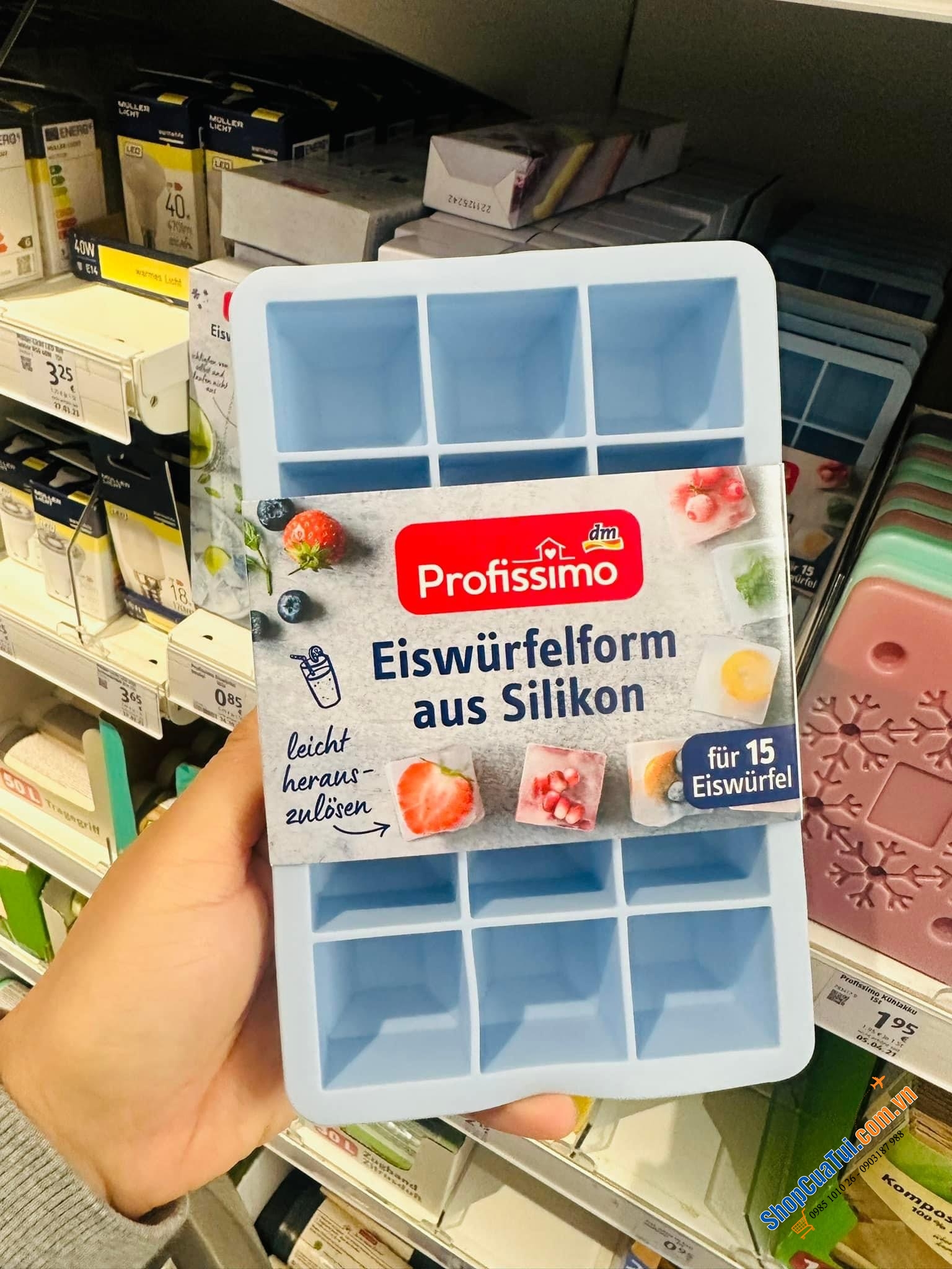 KHAY LÀM ĐÁ CÓ NẮP PROFISSIMO