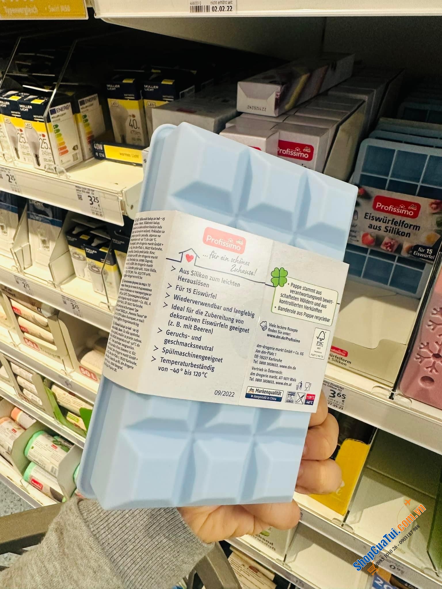 KHAY LÀM ĐÁ CÓ NẮP PROFISSIMO