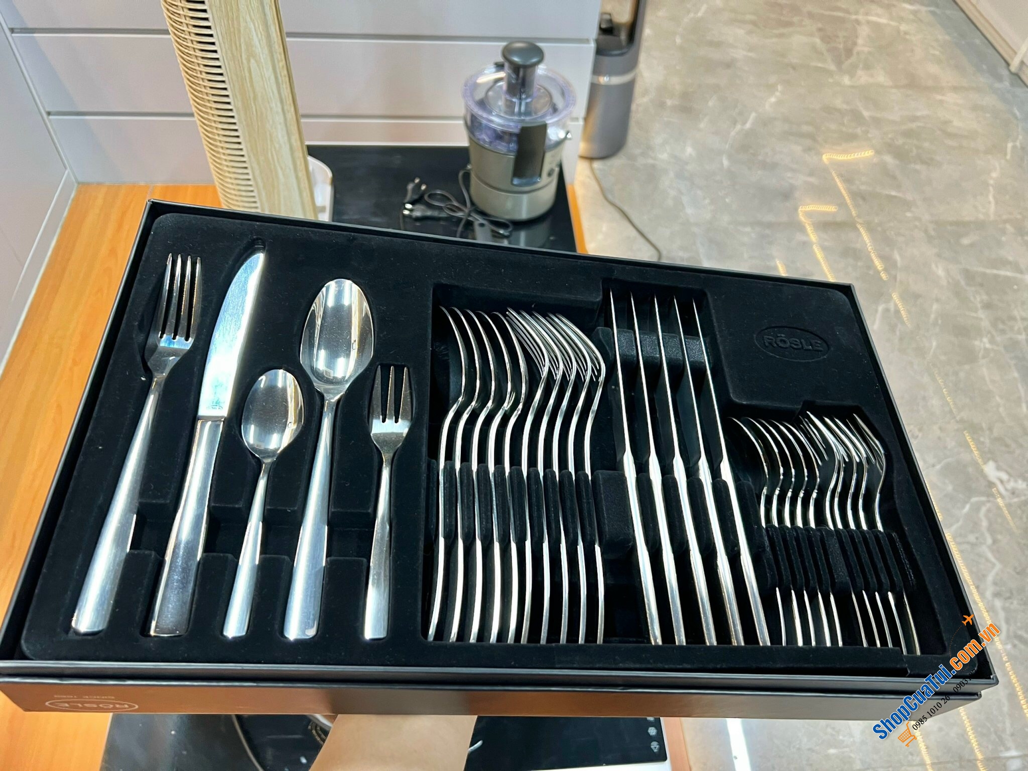 Bộ Dao Thìa Dĩa Rösle Elegance 13207 gồm 30 Món
