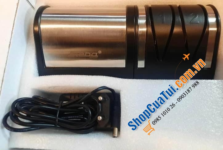 Máy mài dao điện Steba KS1 với 18 lưới thép mài siêu sắc.