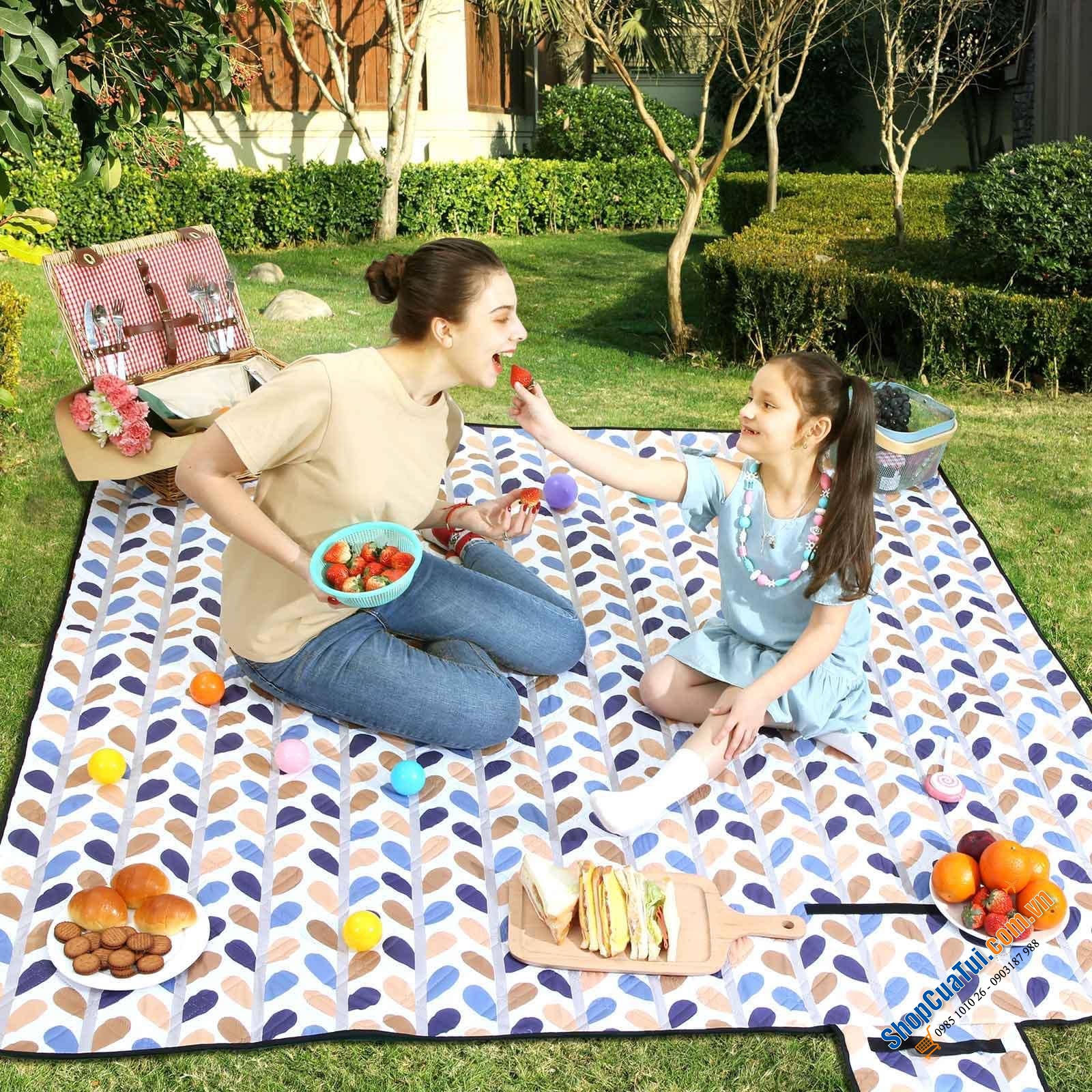 TẤM THẢM TRẢI PICNIC IDEENWELT.