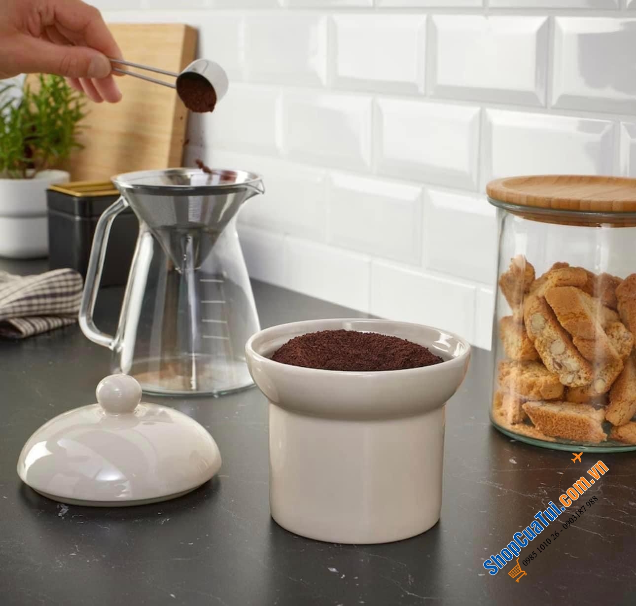 Thìa xúc cà phê, trà, đường, gia vị IKEA.