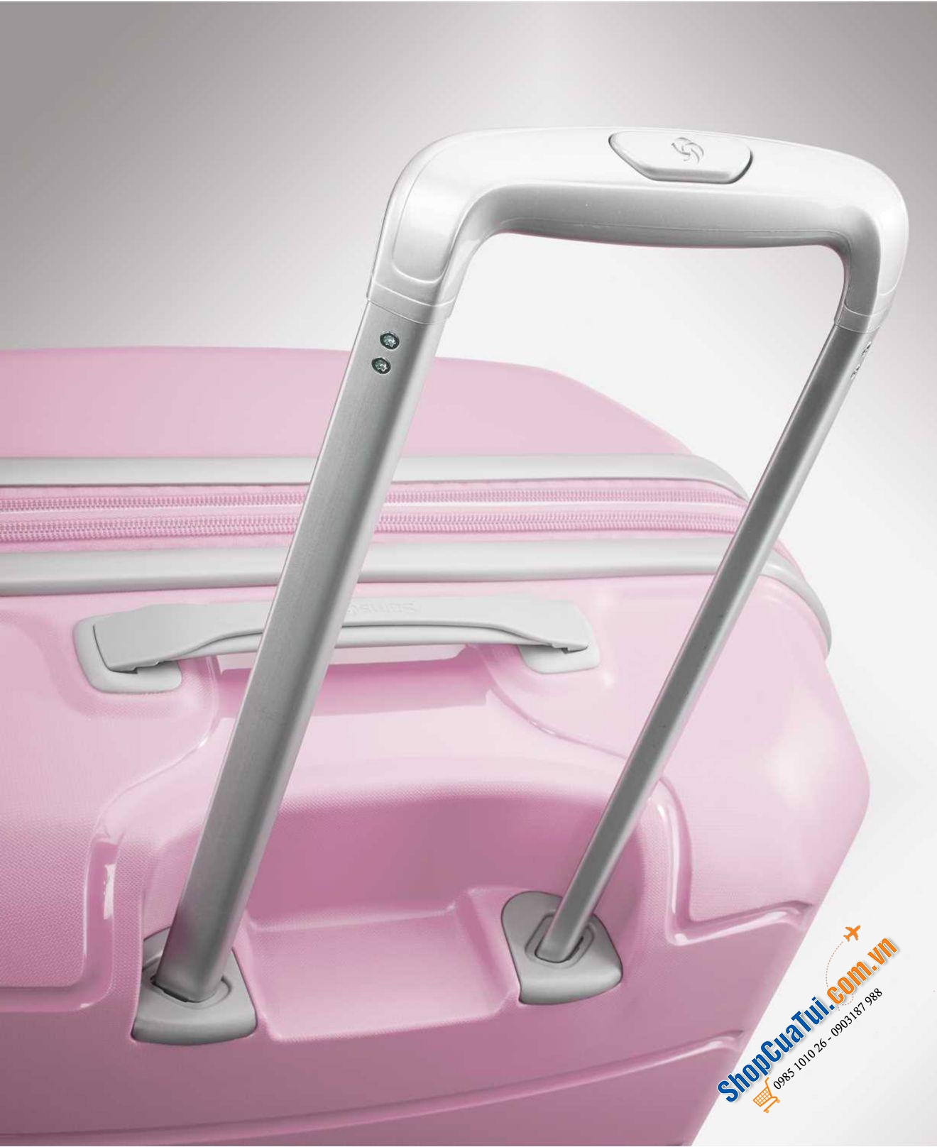 SET 2 VALI SAMSONITE FREEFORM 21/28 inch siêu bền đẹp màu hồng