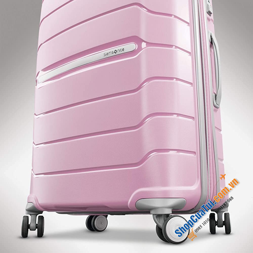 SET 2 VALI SAMSONITE FREEFORM 21/28 inch siêu bền đẹp màu hồng